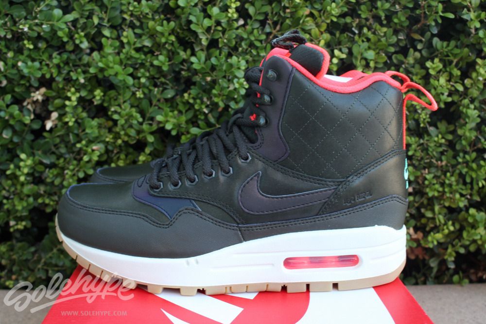 NIKE WOMENS AIR MAX 1 MID SNEAKERBOOT REFLECT 6 SEQUOIA NIKE WOMENS AIR MAX 1 MID SNEAKERBOOT REFLECT 6 SEQUOIA